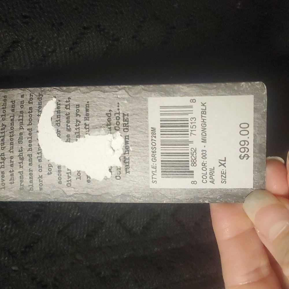 NEW! Ruff Hewn LACE jacket size XL - Picture 9 of 14